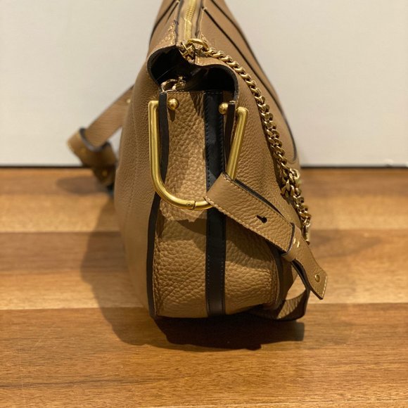 CHLOE Brown Leather Small Hayley Hobo Shoulder Bag - Picture 4 of 8